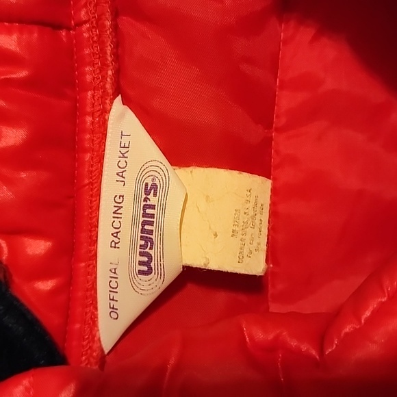 Vintage 70s Wynns Racing Jacket Deadstock Red - Picture 3 of 8